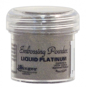 Embossing powder, 17 g Ranger EPJ06947 liquid platinum ― VIP Office HobbyART