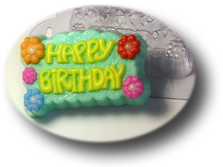 Форма для мыла "Happy Birthday" ― VIP Office HobbyART