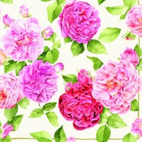 Салфетка для декупажа 13305875 33 x 33 cm BEAUTIFUL ROSE ― VIP Office HobbyART