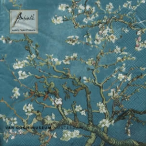 Napkin 13306130 33 x 33 cm ALMOND BLOSSOM ― VIP Office HobbyART