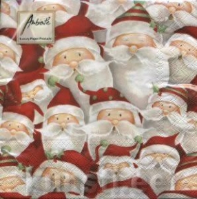 Салфетка для декупажа 33303680 33 x 33 cm Funny Santa ― VIP Office HobbyART