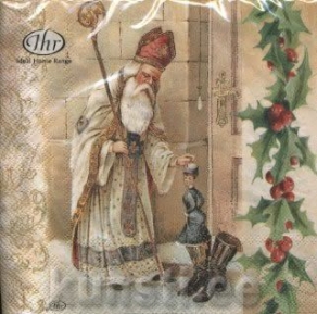 Napkin L-510500 33 x 33 cm SINTERKLAAS ― VIP Office HobbyART