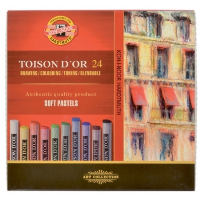 Sets of soft pastels KOH-I-NOOR, 24pcs ― VIP Office HobbyART