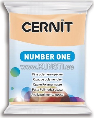 Polymer Clay Cernit Number One 423 Peach ― VIP Office HobbyART