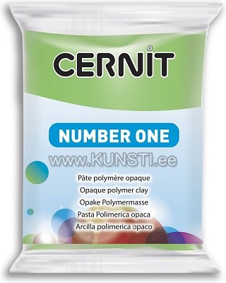 Polymer Clay Cernit Number One 603 Spring Green ― VIP Office HobbyART
