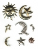 Pixie metal charms celestial PX90