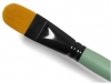 Кисть из синтетики Renesans, овальная, короткая ручка № 16