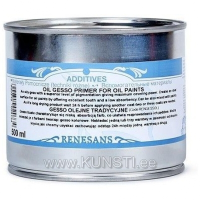 Oil gesso primer for oil paintst "Renesans" 500ml ― VIP Office HobbyART