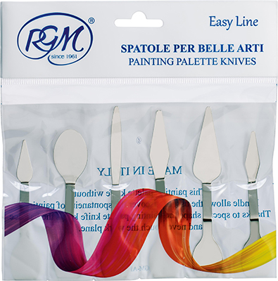 RGM Мастихины комплект 6 шт Easy line, Italy ― VIP Office HobbyART