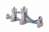 JPD656 Wooden puzzle with colored paper Tower Bridge