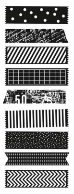 Kaiser craft CS-889 clear stamp decorative tape ― VIP Office HobbyART
