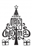 Embossing folder Hobby Solutions, Christmas Embossing Folders Merry Christmas