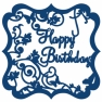 Lõikenoad Tattered Lace ACD083 Happy Birthday Verse