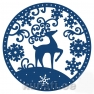 Ножи Tattered Lace ACD106 Snowglobe Reindeer