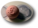 Пластиковая форма для бомбочек для ванной Сфера Евро (диаметр 60 мм)