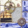 Salvrätik 370527 33 x 33 cm Captains Diary