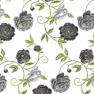 Salvrätik 375374 33 x 33 cm Peony black