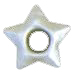Люверсы, 4 мм, цвет матовое серебро, 20 шт 4883471