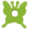 Люверсы, 4 мм, цвет зеленые, 20 шт 4883476