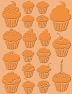 Пластина для тиснения Craft Concepts CR900004 cupcakes