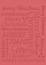 Tekstuurplaat Craft Concepts CR900050 Merry Christmas