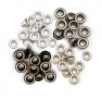 Eyelets assortment 48tk cool metal