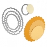 Sizzix Framelits Die set 4pk scallop ovals