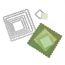 Framelits Die Set squares scallop, Sizzix 657566