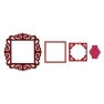 Lõikenoad Framelits Die Set 4PK - Frame, Fancy Square by Rachael Brigh, Sizzix 657903