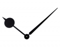 clock Hands 15, black 95/120 mm