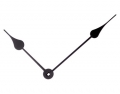 clock Hands 18, black 93/130 mm