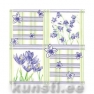 Napkin FLOWERS OF SPRING violet