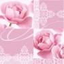 Napkin Roses Love rosa SDL088013