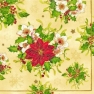 Napkin Fabulous Poinsettia cream SDL060011