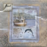 Napkin 13306645 33 x 33 cm MARITIME CARD