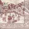 Napkin 13307055 33 x 33 cm Toile red