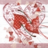 Салфетка для декупажа 211129 33 x 33 cm Cherry Hearts