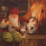 Napkin 303520  - 33 x 33 cm Nisse with Horse