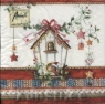 Napkin 33303365 33 x 33 cm BIRDS HOUSE