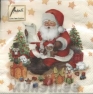 Napkin 33303820 33 x 33 cm Christmas Letter