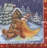 Napkin 33303850 33 x 33 cm X-mas Dreams