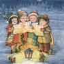 Napkin 611122  - 33 x 33 cm Singing Children