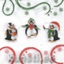 Napkin 611140 33 x 33 cm Pinguins Dancers