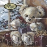 Napkin SDL-056000 33 x 33 cm Sweet Teddy Bear