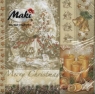 Napkin SLGW-004601 33 x 33 cm Angel with Candles cream