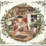 Napkin 64-L001  - 33 x 33 cm Christmas Bakery