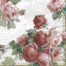 Салфетка для декупажа L-401990 33 x 33 cm VICTORIA white