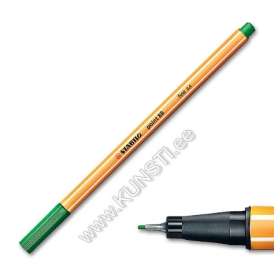 Tindipliiats Stabilo Point 88/36 roheline 0,4 mm ― VIP Office HobbyART
