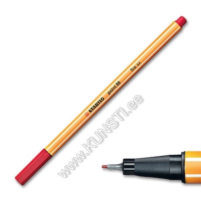 Stabilo Point 88/40 red Fineliner, Line Width 0,4 mm ― VIP Office HobbyART
