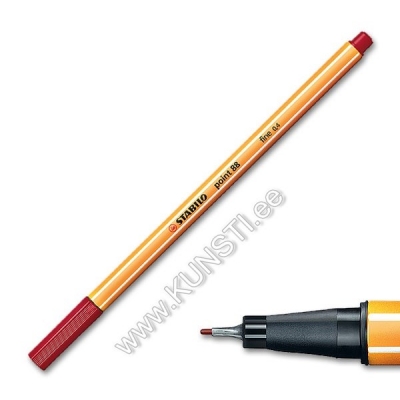 Stabilo Point 88/50 crimson Fineliner, Line Width 0,4 mm ― VIP Office HobbyART